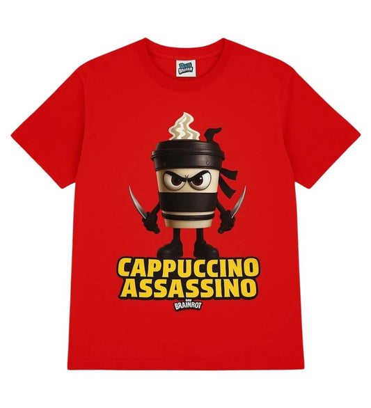 Brainrot T-SHIRT CAPUCHINO ASSASSINO S6IBJBTH003-040