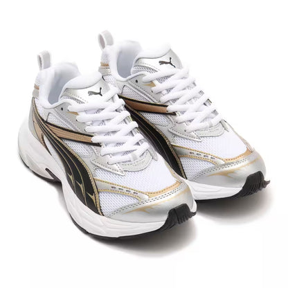 PUMA MORPHIC WHITE-GOLD-SILVER 392724-25