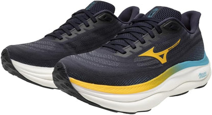 MIZUNO WAVE SKY 9 BaritoneBlue/Citrus/CapriBreeze J1GC250201