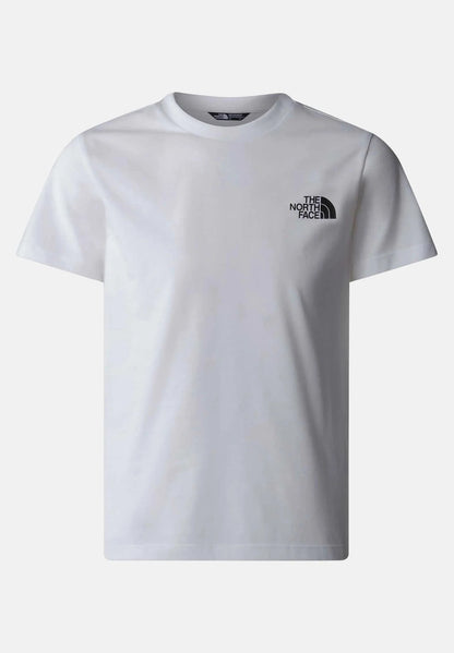 THE NORTH FACE TEEN S/S SIMPLE DOME TEE TNF WHITE NF0A8DRPFN41