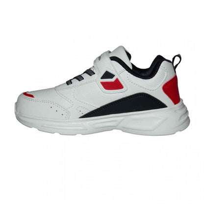 CHAMPION WAVE PU B PS LOW CUT SHOE WHT/NNY/RED S32818-WW005