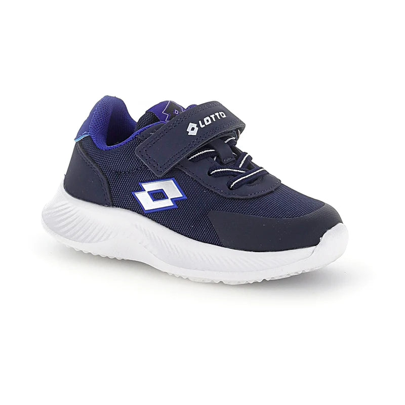 Lotto Run 95 AMF INF S Scarpe Running Bambino Primi Passi in Mesh Blu Dress Blue Silver Pacific Blue Taglie 24-26 224617-1IH