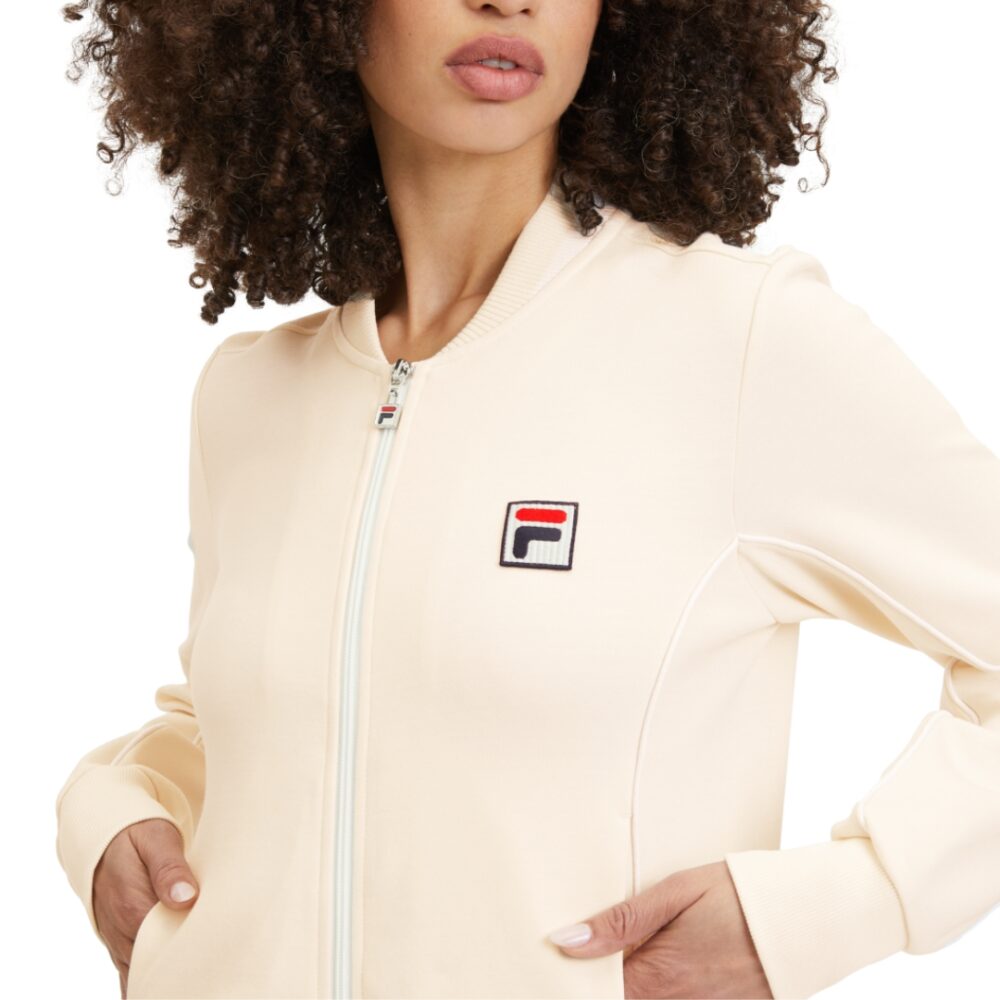 FILA SETTANTA TRACK JACKET ANTIQUE WHITE FAW0741-10006
