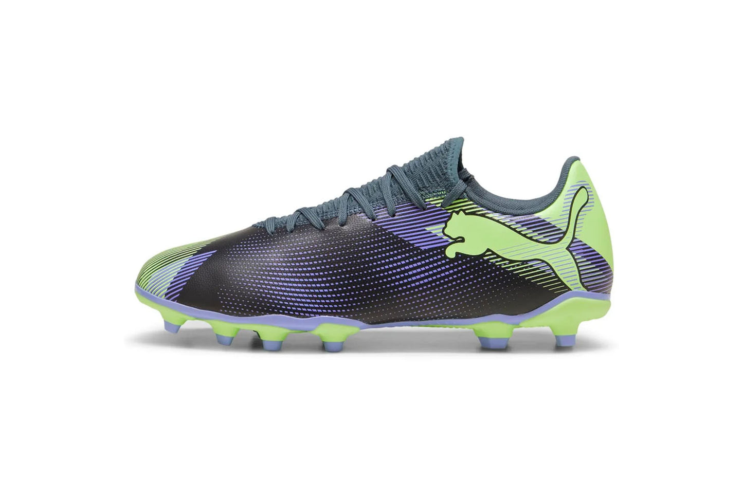 PUMA FUTURE 7 PLAY FG/AG GRAY SKIES-ELEKTRO PURPLE-FIZZY APPLE-PUMA WHITE 107939-03