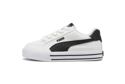 PUMA COURT CLASSIC VULC FS PS WHITE-BLACK 396559-02