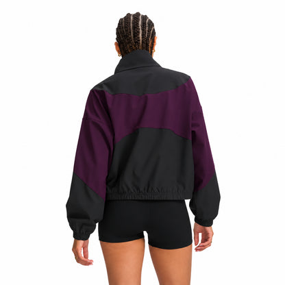 Under Armour Giacca Rival Woven 1389631-002 – Nero/Viola