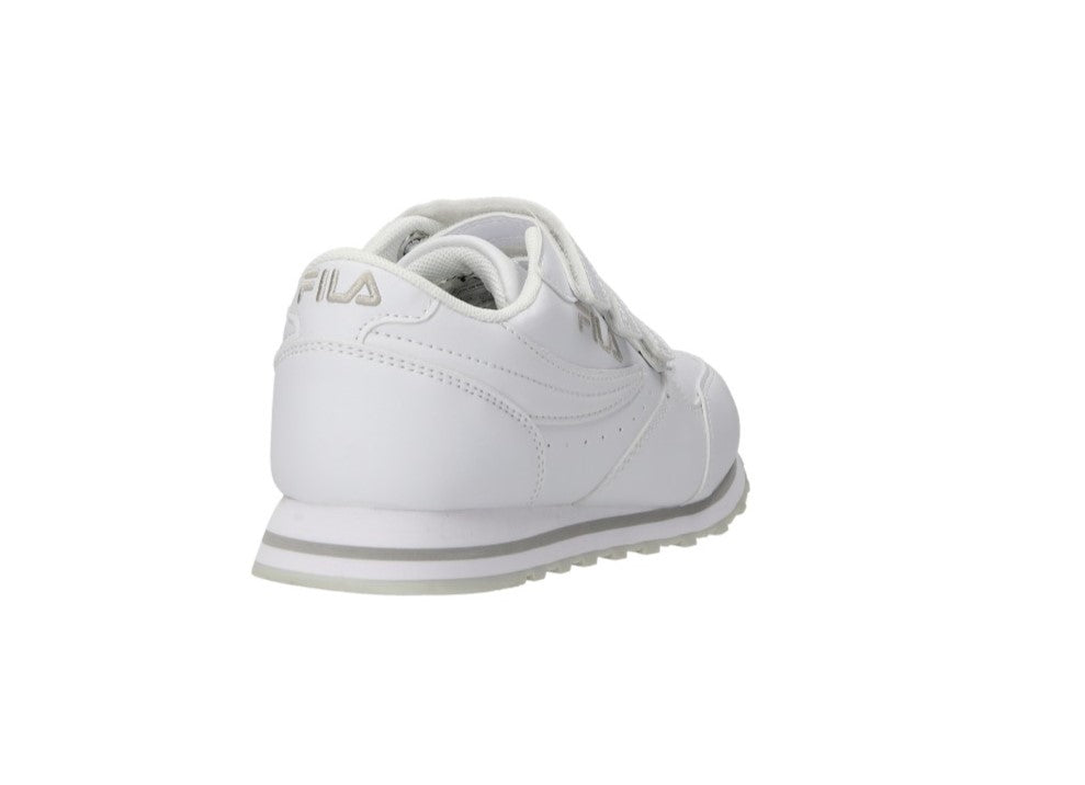 FILA ORBIT VELCRO LOW KIDS WHITE 1010785-10004
