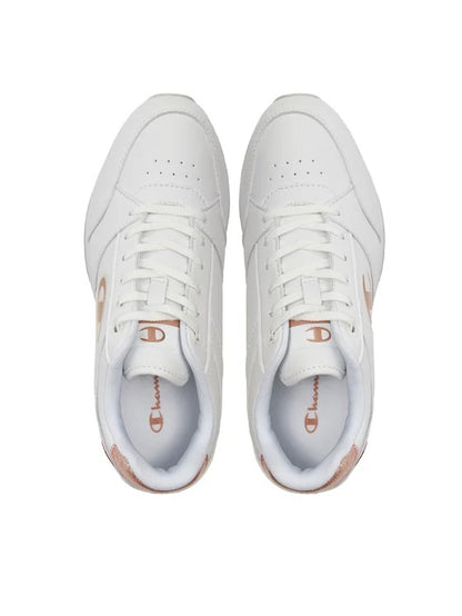 CHAMPION RR CHAMPII PLAT ELEMENT LOW CUT SHOE WHT/ROSE GOLD S11617-WW008
