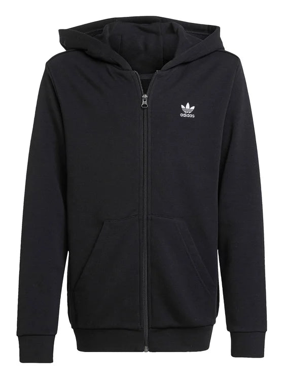 ADIDAS AOR FULL ZIP HOODIE BLACK/WHITE JX2789