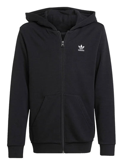 ADIDAS AOR FULL ZIP HOODIE BLACK/WHITE JX2789