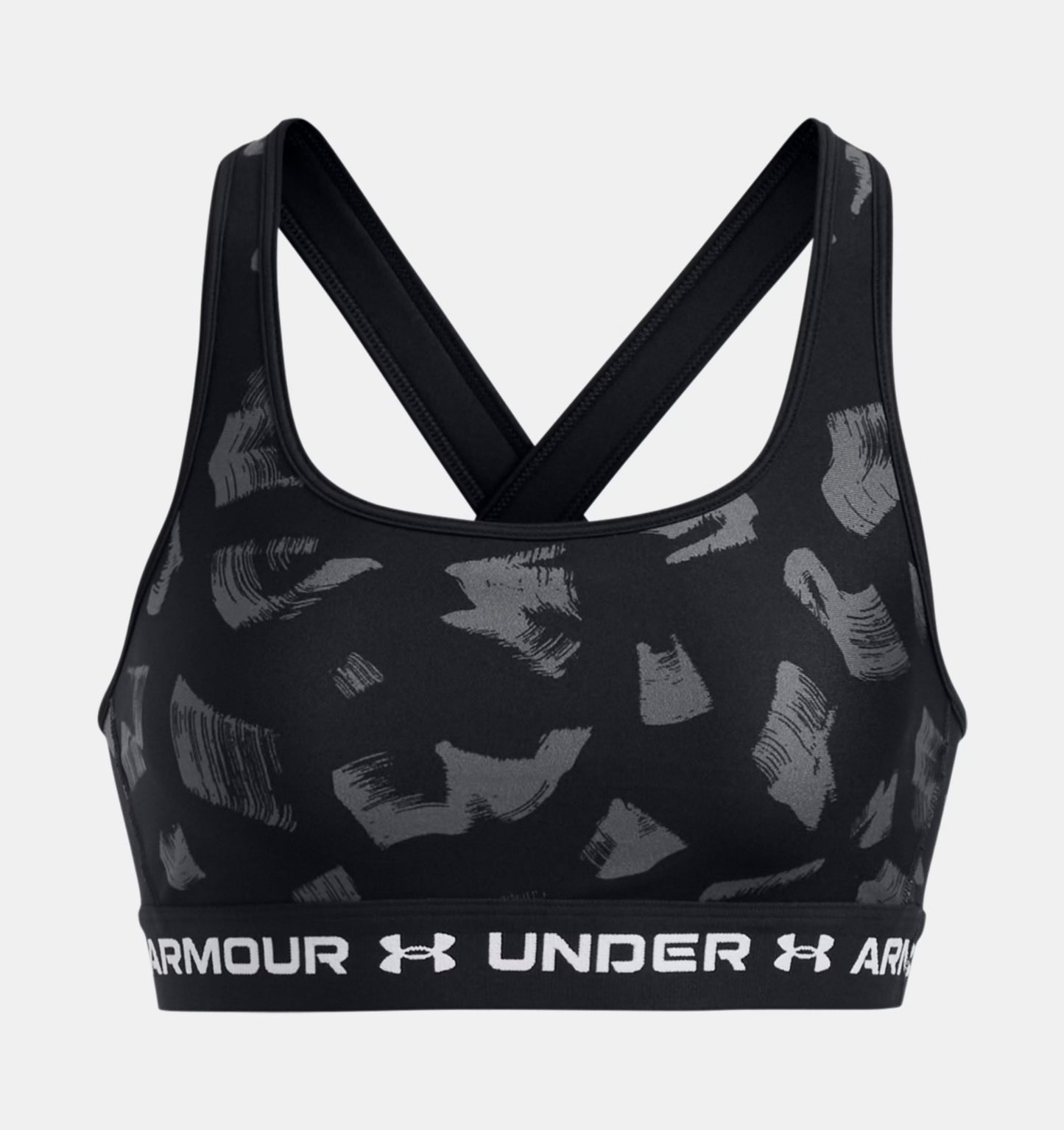 UNDER ARMOUR CROSSBACK MID PRINT BLACK 1361042-009