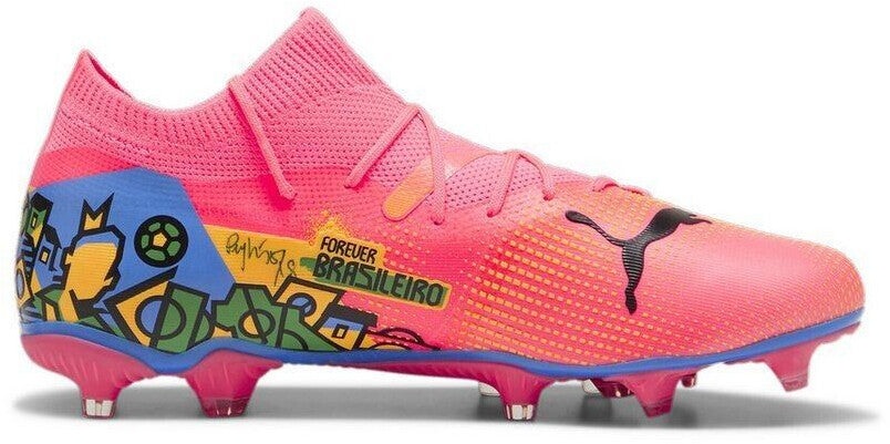 PUMA FUTURE 7 MATCH NJR FG/AG SUNSET GLOW-BLACK-SUN STREAM-GREEN-BLUEMAZI 107840-01