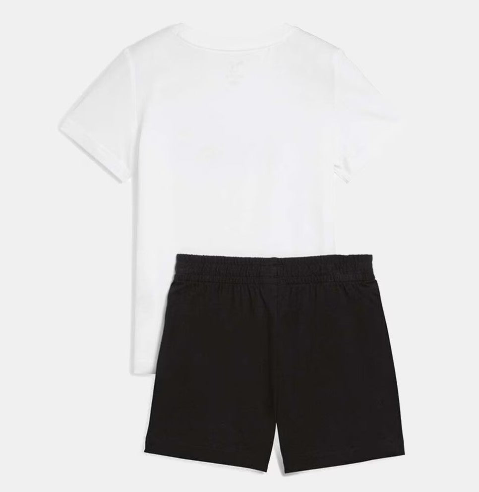 PUMA ESS NO.1 LOGO TEE AND SHORTS SET PS WHITE 685240-02