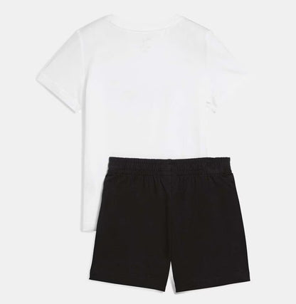PUMA ESS NO.1 LOGO TEE AND SHORTS SET PS WHITE 685240-02