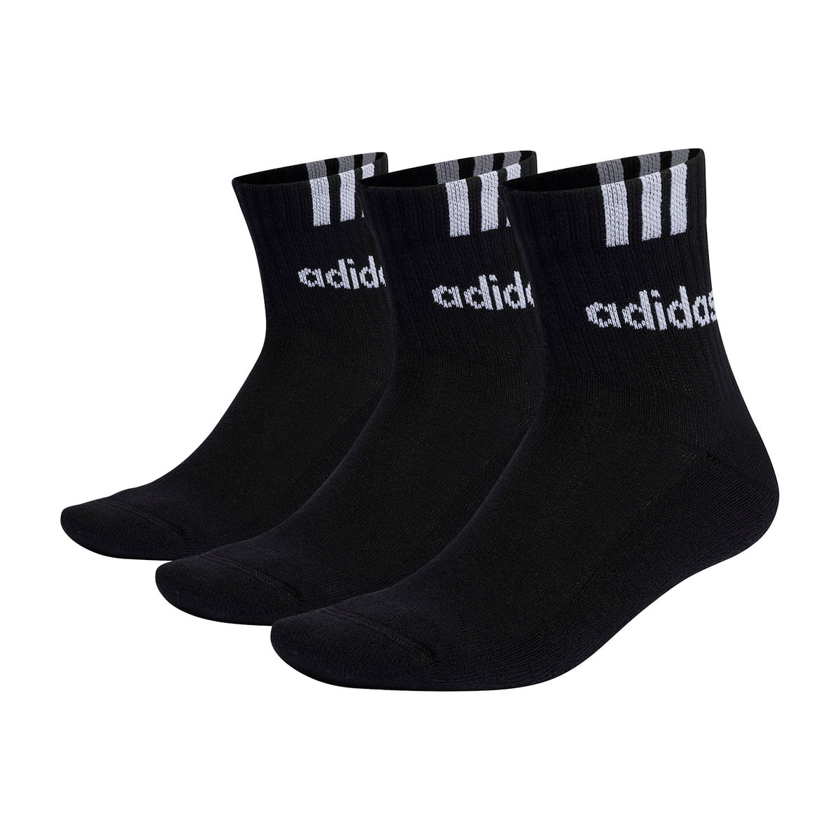 Adidas Calze Adidas 3-Stripes Linear Half-Crew (Confezione da 3 Paia) IC1294