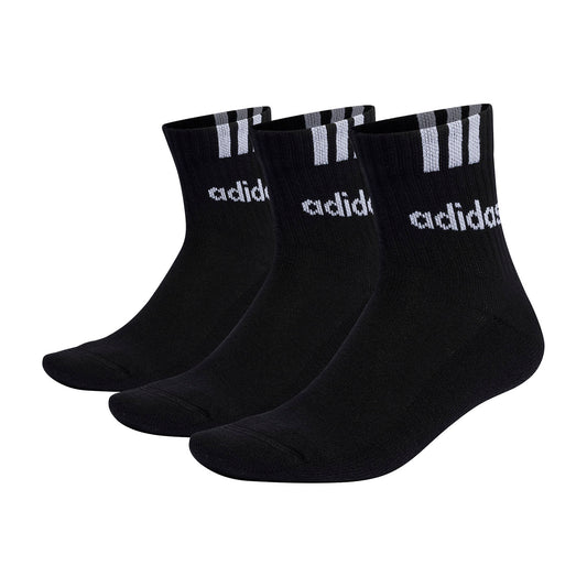 Adidas Calze Adidas 3-Stripes Linear Half-Crew (Confezione da 3 Paia) IC1294