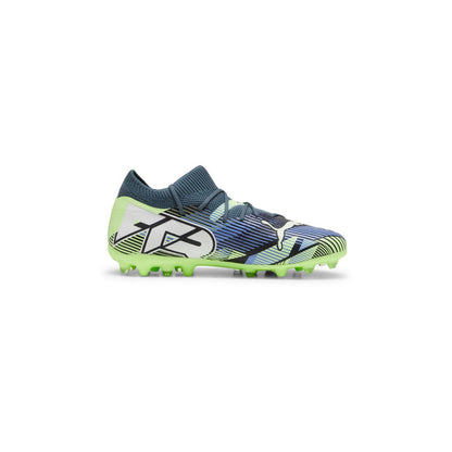 PUMA FUTURE 7 MATCH MG JR GRAY SKIES-PUMA WHITE-FIZZY APPLE 107946-03