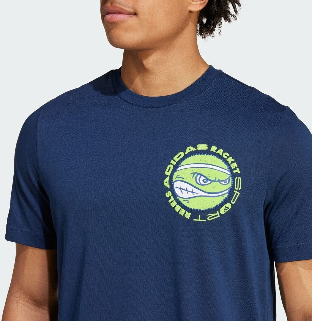 ADIDAS T-SHIRT RACKET SPORT REBELS GRAPHIC IW0145