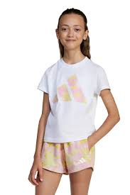 ADIDAS JG FLWR T WHITE/MULTCO JI6220