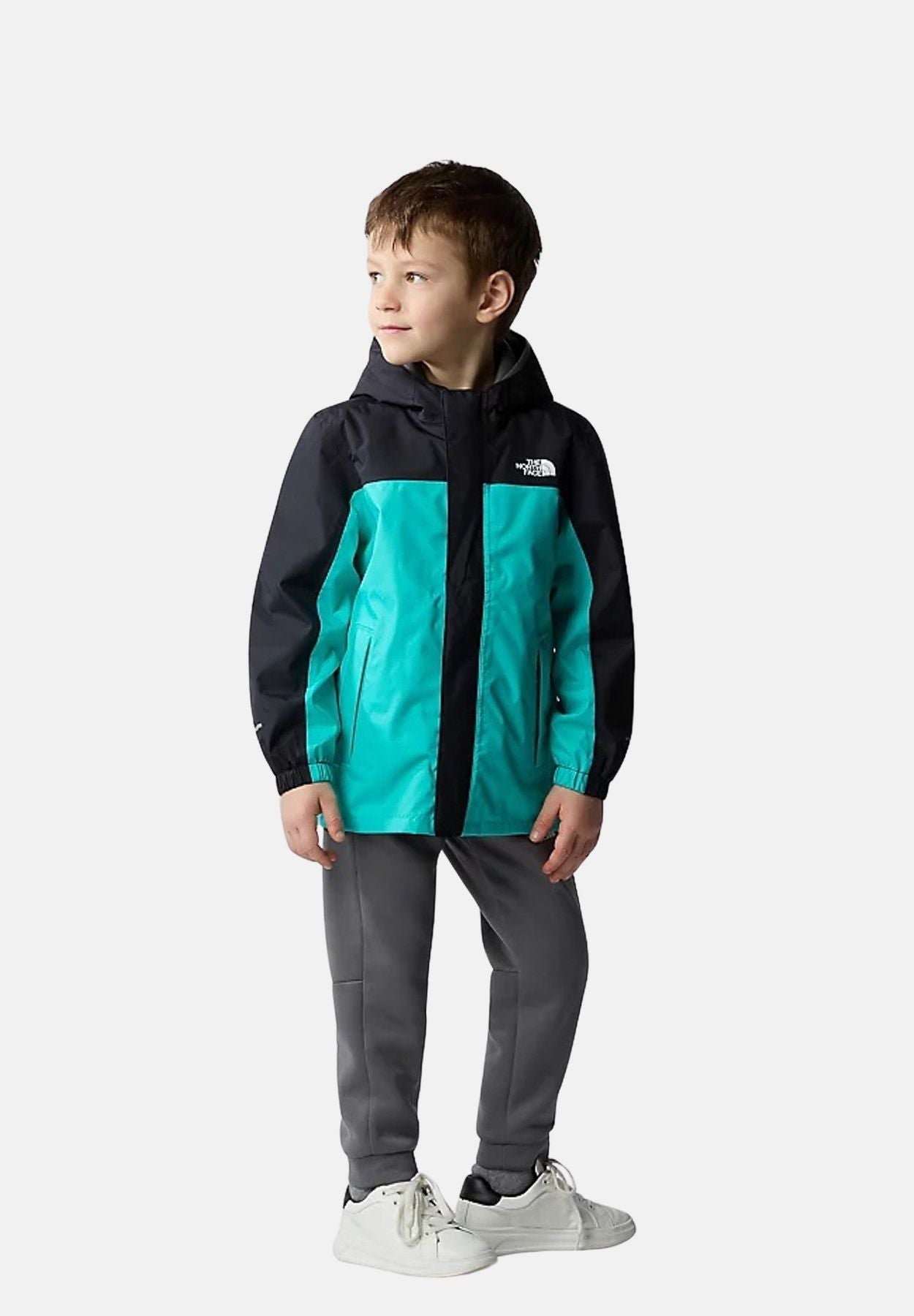THE NORTH FACE B ANTORA RAIN JACKET GEYSER AQUA NF0A8A48PIN1