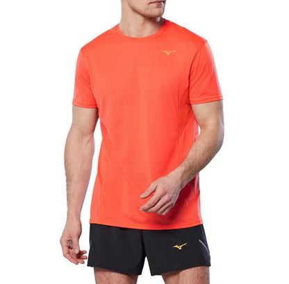 MIZUNO DRYAEROFLOW T-SHIRT - Arancione - J2GAB00454