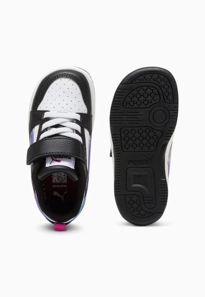 PUMA REBOUND V6 LO BOUNCY SKY AC+ INF PUMA WHITE-MAGENTA GLEAM-PUMA BLACK 399651-01