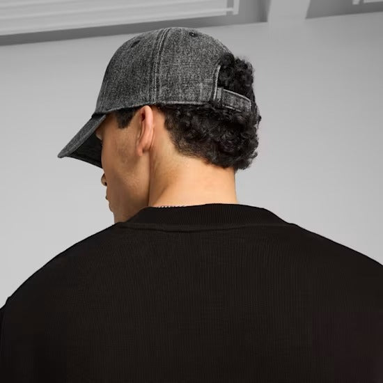 PUMA WARDROBE ESS METAL DAD CAP BLACK 025968-01