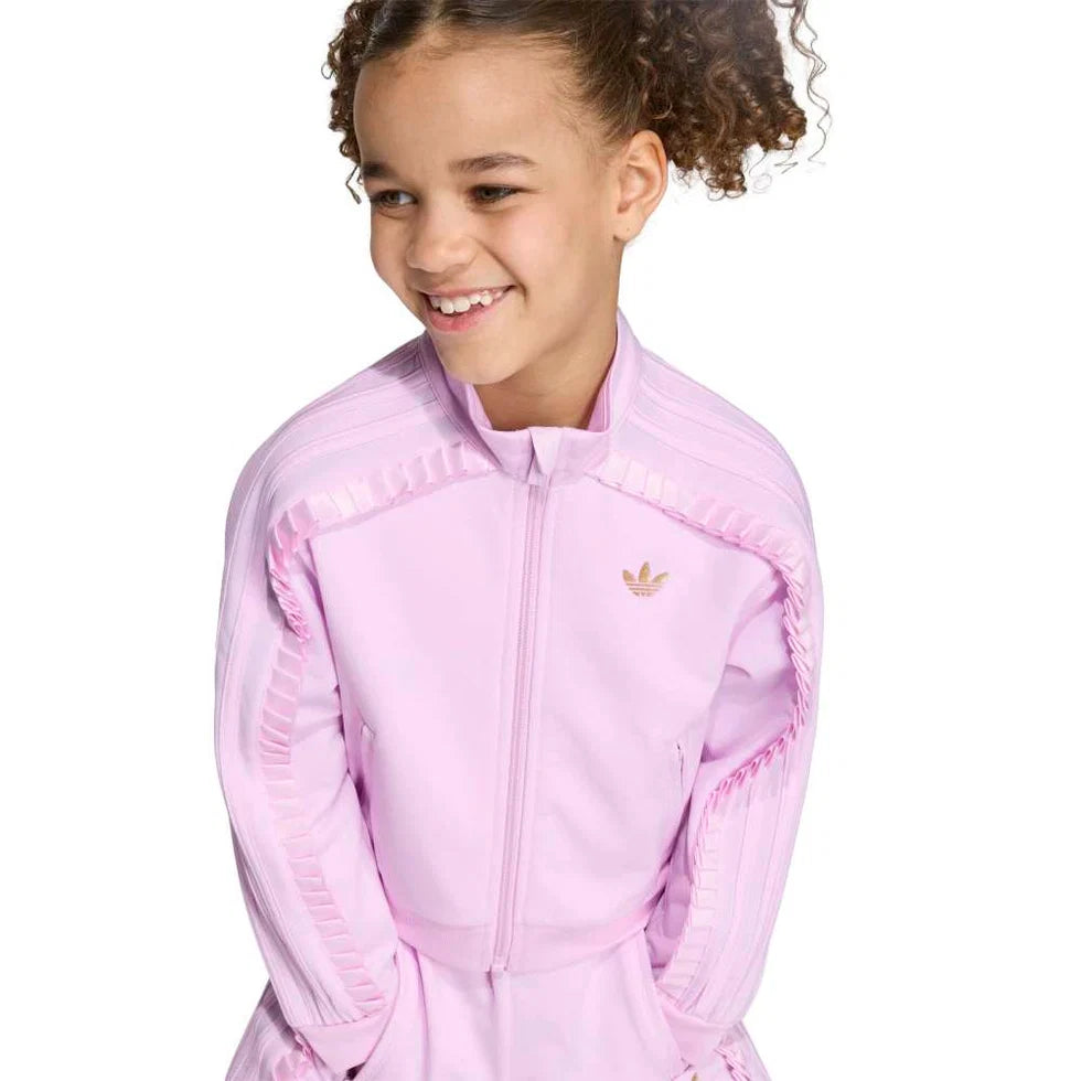 Adidas Tuta Bambina Firebird Full Zip Rosa KR6592