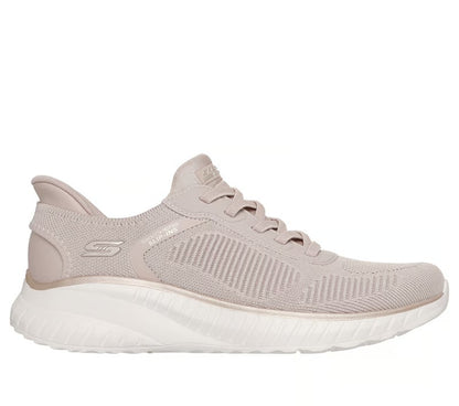 Skechers Bobs Squad Chaos Current Muse Sneakers Donna Beige