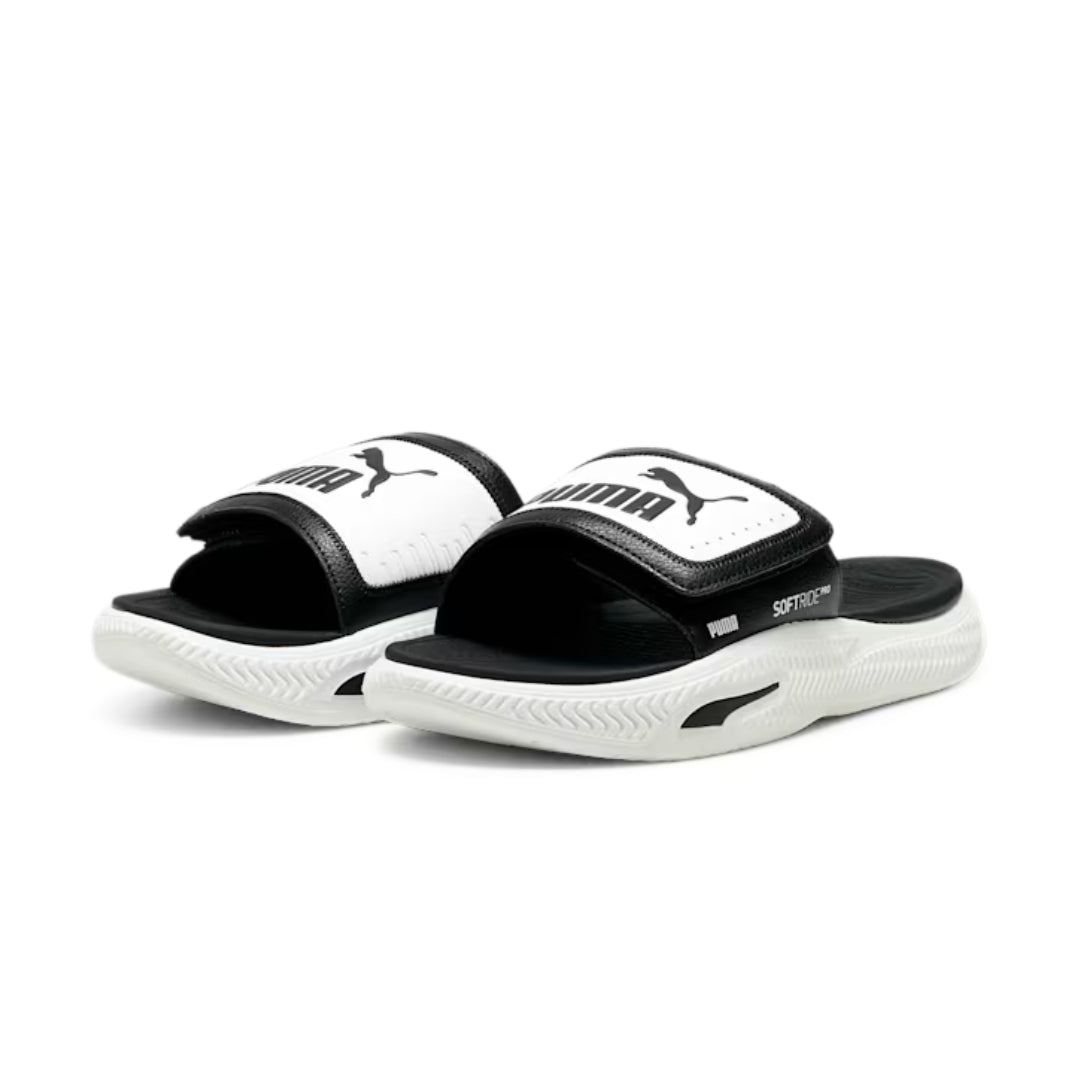PUMA SOFTRIDEPRO SLIDE 24 V BLACK-BLACK-WHITE 395431-01