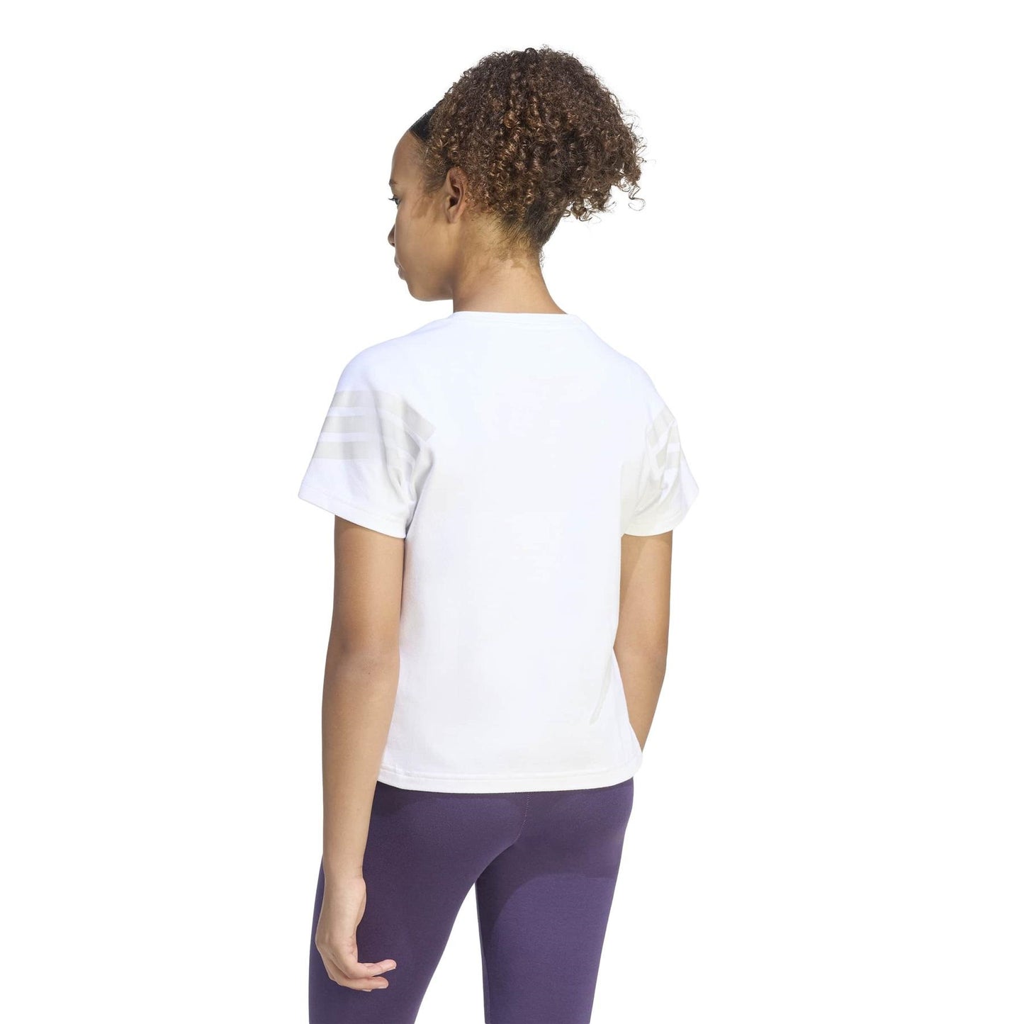 ADIDAS ADI JG FI 3S TEE WHITE/GREONE KB6896