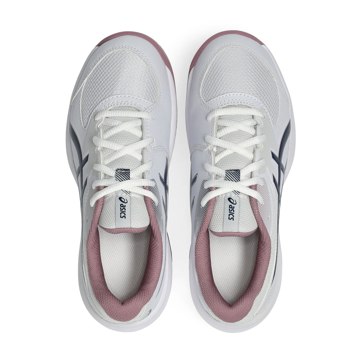 Asics Scarpe da Tennis Bambino Asics Gel-game GS Clay/oc (1044A082-104) – White/Independence Blue 1044A082-104 – foto 5