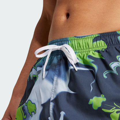 ADIDAS TIE DYE SH 5IN AURINK/WHITE JD4243