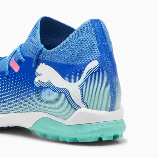 PUMA FUTURE 7 MATCH TT + MID JR BLUEMAZING-PUMA WHITE-ELECTRIC PEPPERMINT 107948-01