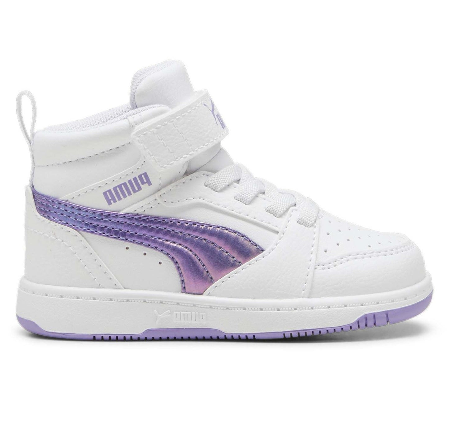 PUMA REBOUND V6 MID BOUNCY SKY AC+ INF PUMA BLACK-LAVENDER ALERT-MAUVED OUT 398727-01