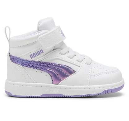 PUMA REBOUND V6 MID BOUNCY SKY AC+ INF PUMA BLACK-LAVENDER ALERT-MAUVED OUT 398727-01