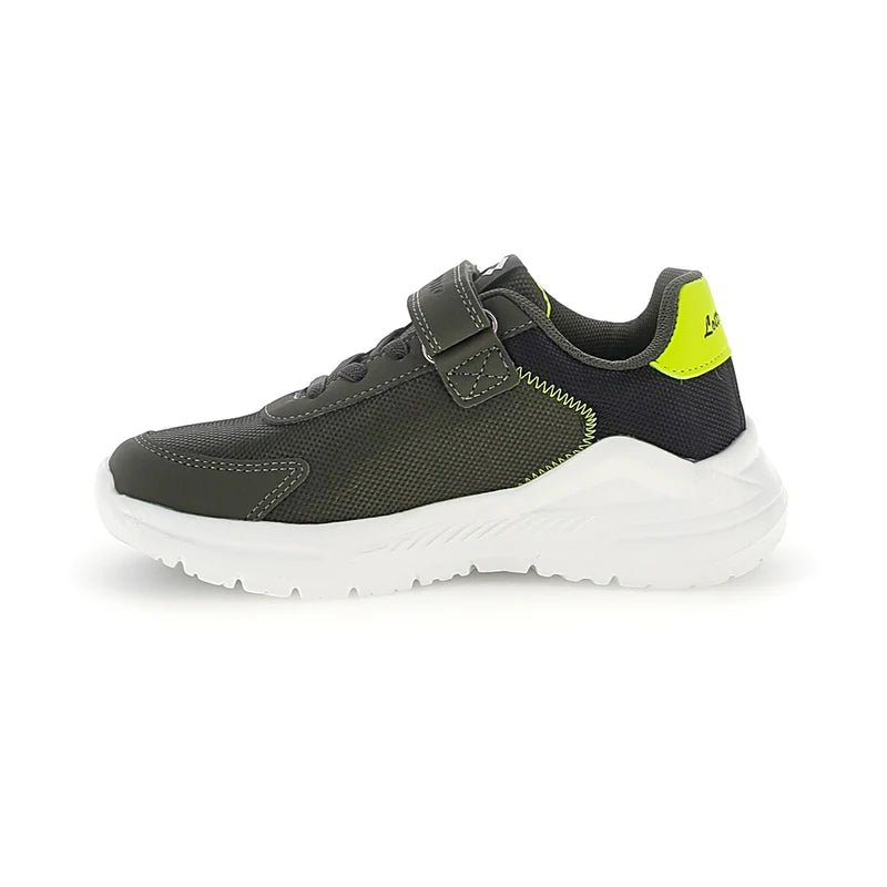 Lotto Run 50 – Scarpe running bambino verde scuro in mesh – 224122-EX8