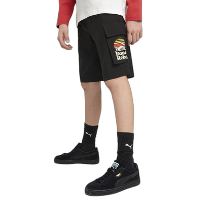 PUMA MID90S CARGO CHINO SHORTS B BLACK 685154-01
