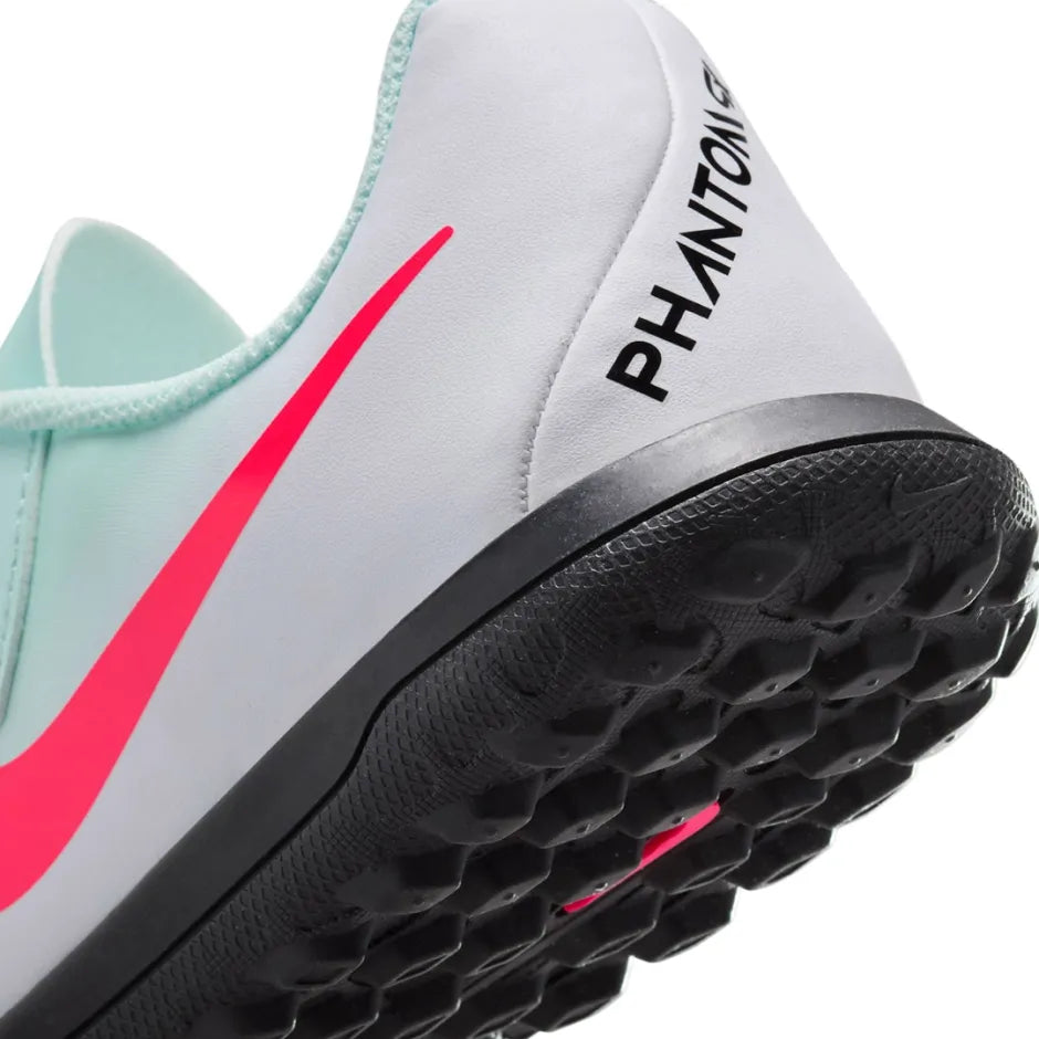 NIKE PHANTOM GX 2 CLUB JR MINT/ATOMIC RED-OFF NOIR FJ2604-300
