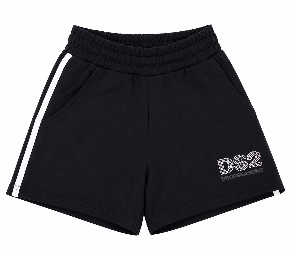 DS2 Short Strass SS26 – Nero Ragazza