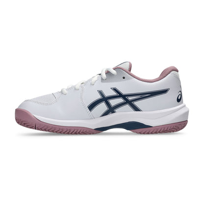 Asics Scarpe da Tennis Bambino Asics Gel-game GS Clay/oc (1044A082-104) – White/Independence Blue 1044A082-104 – foto 2