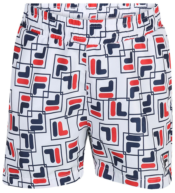 FILA LAUDERT AOP BEACH SHORTS TRICOLOR PLAYFUL F-BOX AOP FAK0205-13299
