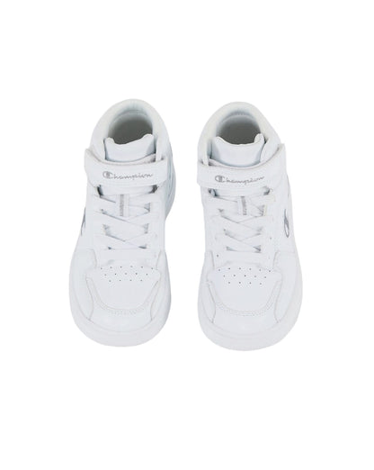 CHAMPION RD18 2.0 MID G PS MID CUT SHOE WHT/SILVER S32498-WW021