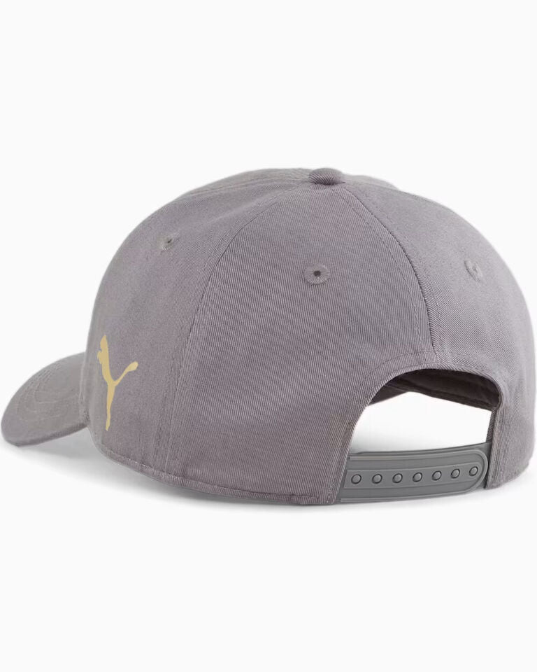 PUMA ACM TEAM CAP FLAT MEDIUM GRAY-PUMA GOLD 024855-11