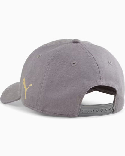 PUMA ACM TEAM CAP FLAT MEDIUM GRAY-PUMA GOLD 024855-11