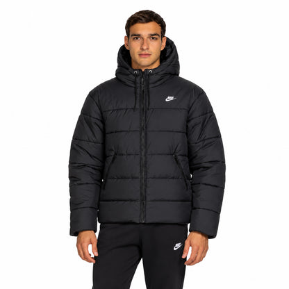 Nike Sportswear Therma-FIT Loose Puffer Jacket Piumino Uomo Giacca Imbottita Invernale Vestibilità Ampia Zip Intera Nero Taglie M-XL IO4895-010