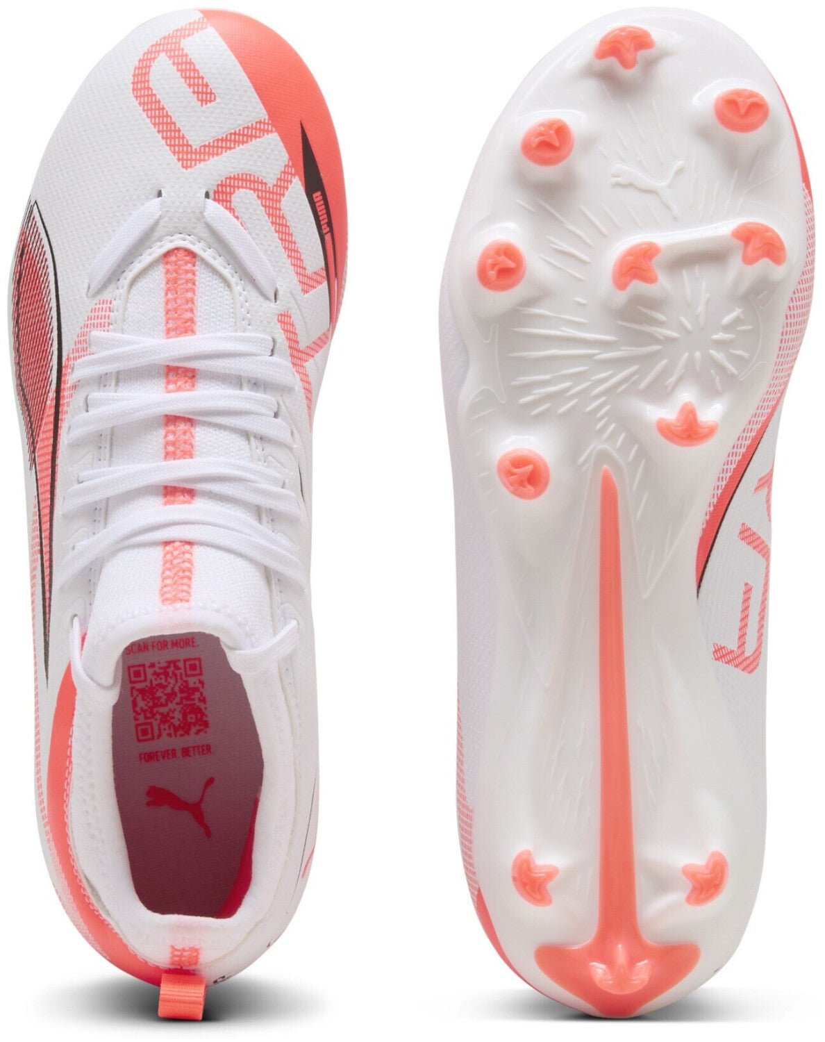 PUMA ULTRA 5 MATCH FG/AG JR WHITE 108167-01