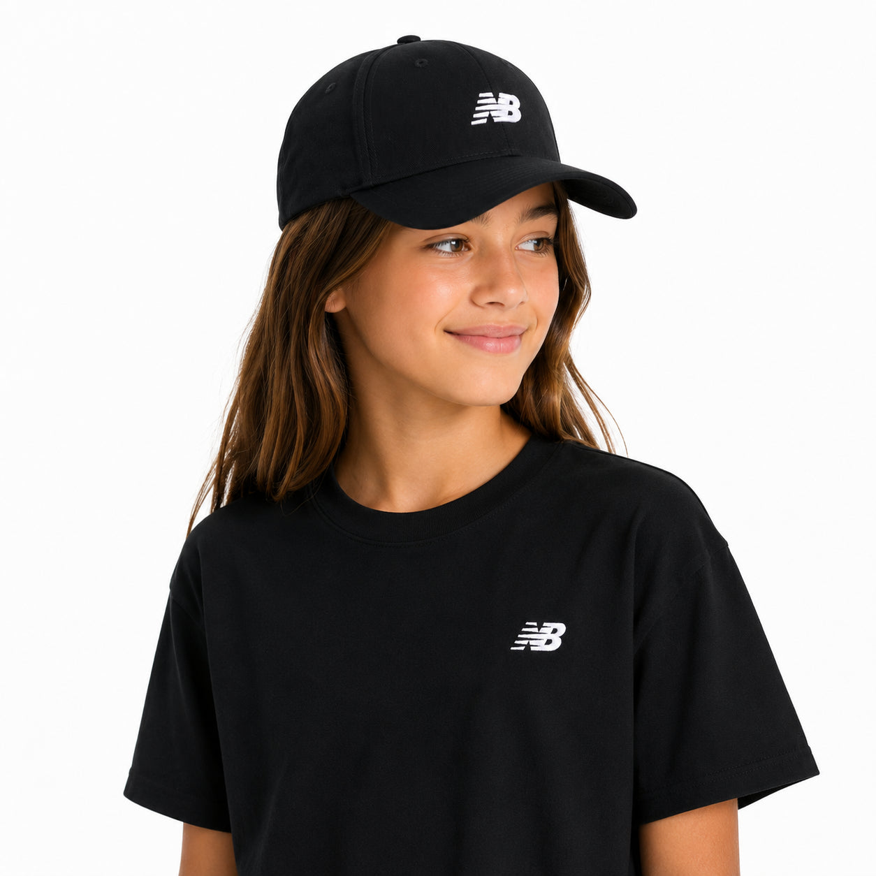 New Balance Small Logo Cap LAKB0079-BK | Unisex Bambino | Nero