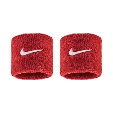 NIKE SWOOSH CLASSIC WRISTBANDS 2PK UNIVERSITY RED/WHITE N1012405610OS