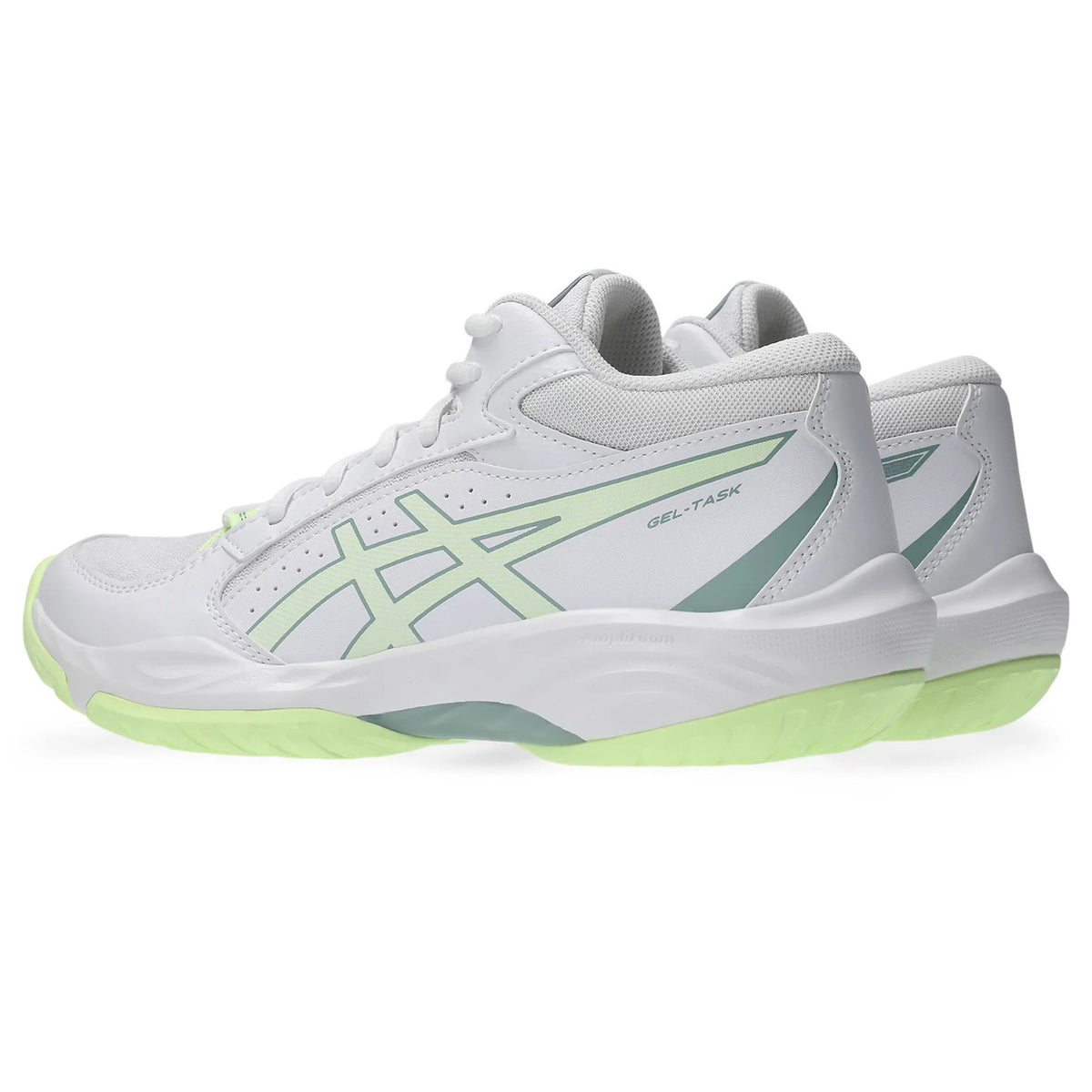 Asics Scarpe da Pallavolo e Indoor Donna Asics Gel-task Mt 5 (1072A134-100) – White/Illuminate Yellow 1072A134-100 – foto 4